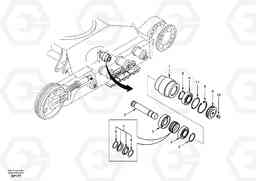 36268 Top roller EC55 SER NO 20001-, Volvo Construction Equipment