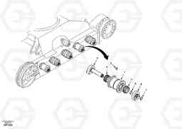 49026 Bottom roller EC55 SER NO 20001-, Volvo Construction Equipment