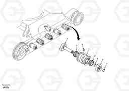 49027 Bottom roller EC55 SER NO 20001-, Volvo Construction Equipment