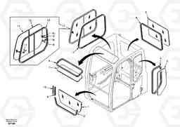 11551 Windows EC55 SER NO 20001-, Volvo Construction Equipment