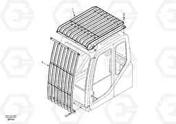 11552 Falling object guards EC55 SER NO 20001-, Volvo Construction Equipment