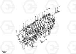 83753 Control valve with fitting parts. EC55 SER NO 20001-, Volvo Construction Equipment