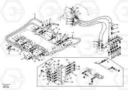 38793 Servo system, control valve to remote control valve EC55 SER NO 20001-, Volvo Construction Equipment