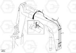 1056 Working hydraulic, dipper arm EC55 SER NO 20001-, Volvo Construction Equipment