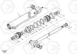 17442 Bucket cylinder EC55 SER NO 20001-, Volvo Construction Equipment