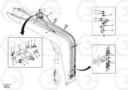 54530 Working hydraulic, dipper arm rupture EC55 SER NO 20001-, Volvo Construction Equipment