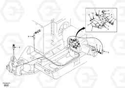 79301 Quikfit hydraulic on upper. Single - acting EC55 SER NO 20001-, Volvo Construction Equipment