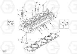 42171 Cylinder head EW130, Volvo Construction Equipment