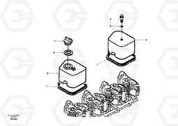 9510 Valve cover EW130, Volvo Construction Equipment