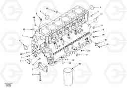 42172 Cylinder block EW130, Volvo Construction Equipment