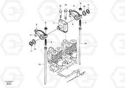 9517 Rocker arm EW130, Volvo Construction Equipment