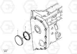 9522 Tachometer drive cover EW130, Volvo Construction Equipment