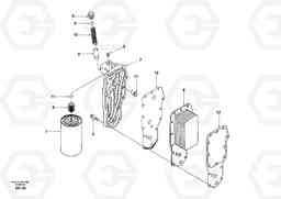 32068 Oil cooler EW130, Volvo Construction Equipment