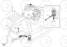 9533 Fuel line, fuel heater EW130, Volvo Construction Equipment