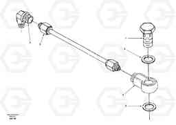 4629 Air fuel control, plumbing EW130, Volvo Construction Equipment