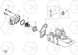 42188 Thermostat housing EW130, Volvo Construction Equipment