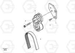 42190 Automatic belt tensioner with fitting parts EW130, Volvo Construction Equipment