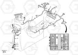 93414 Cable and wire harness, instrument panel EW130, Volvo Construction Equipment