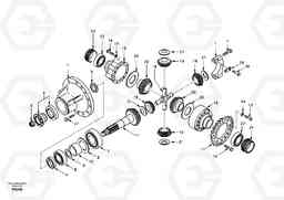 74474 Differential , rear axle EW130, Volvo Construction Equipment