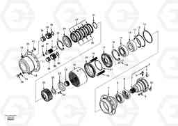 100375 Hub reduction, rear axle EW130, Volvo Construction Equipment