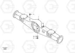 8730 Housing, rear axle EW130, Volvo Construction Equipment