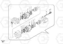 14029 Hydraulic gear pump for brake and steering EW130, Volvo Construction Equipment