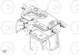 8744 Cowl frame, cover and hood EW130, Volvo Construction Equipment