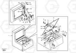 4679 Tool box, cowl EW130, Volvo Construction Equipment