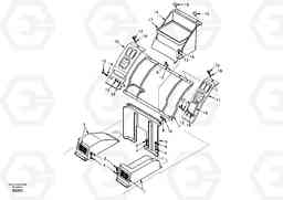 22750 Instrument panel, radio panel EW130, Volvo Construction Equipment