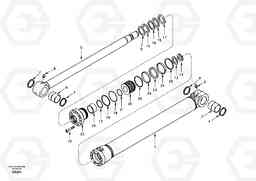 38930 Dozer blade cylinder EW130, Volvo Construction Equipment