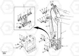 100507 Links to dipper arm EW130, Volvo Construction Equipment