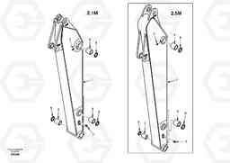 89380 Dipper arm and grease piping with piping seat EW130, Volvo Construction Equipment