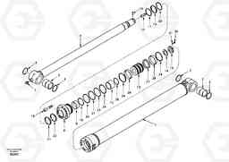 44453 Dipper arm cylinder EW130, Volvo Construction Equipment