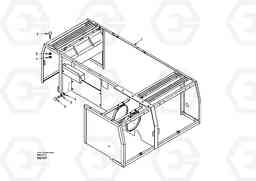 17450 Cowl frame EC210 APPENDIX FORESTRY VERSION, Volvo Construction Equipment