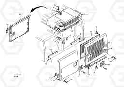 17292 Auxiliary hood, side door. EC210 APPENDIX FORESTRY VERSION, Volvo Construction Equipment