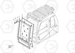 11387 Windshield EC210 APPENDIX FORESTRY VERSION, Volvo Construction Equipment