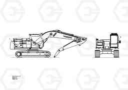 17979 Decal, outer location EC210 APPENDIX FORESTRY VERSION, Volvo Construction Equipment