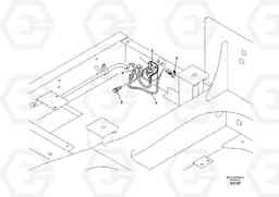 23916 Cable and wire harness, Removal counterweight. EC460B, Volvo Construction Equipment