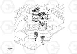 23760 Swing motor with mounting parts EC460B SER NO INT 11515- EU&NA 80001-, Volvo Construction Equipment