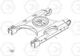 17301 Undercarriage frame EC460B, Volvo Construction Equipment