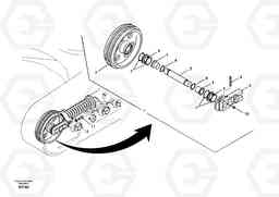 44588 Front idler EC460B, Volvo Construction Equipment