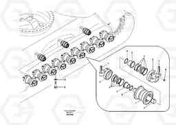 3737 Bottom roller EC460B, Volvo Construction Equipment