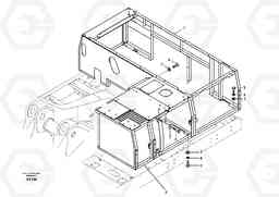 10128 Cowl frame EC460B, Volvo Construction Equipment