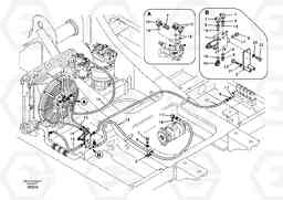 61942 Hydraulic system, oil cooling system EC460B, Volvo Construction Equipment