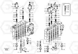 71648 Main control valve, valve spool EC460B, Volvo Construction Equipment