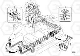 40465 Servo system, control valve to remote control valve EC460B, Volvo Construction Equipment