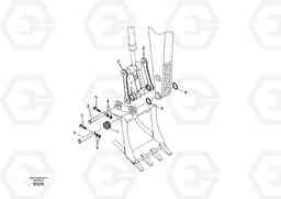 44801 Linkage for no bucket EC460B, Volvo Construction Equipment