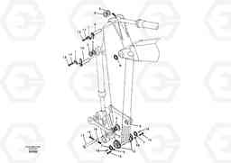 88687 Links to dipper arm, long reach EC460B SER NO INT 11515- EU&NA 80001-, Volvo Construction Equipment