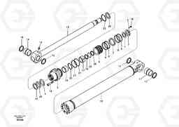 90274 Bucket cylinder EC460B, Volvo Construction Equipment