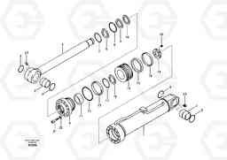 56917 Hydraulic cylinder, Removal Counterweight. EC460B, Volvo Construction Equipment